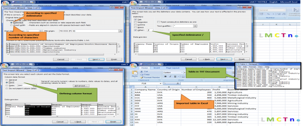 import text to excel import text to excel